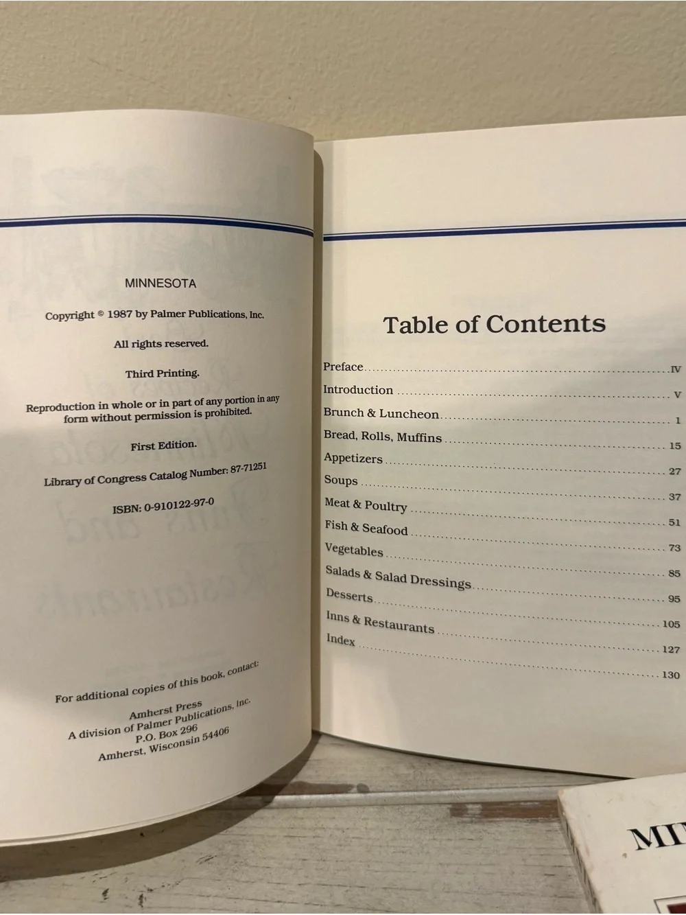 Vintage Minnesota Cookbook Lot of 2 | 1979 & 1987 Dining In Best Recipes